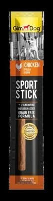 snack per cani GIM DOG SPORT STICK POLLO GR 12