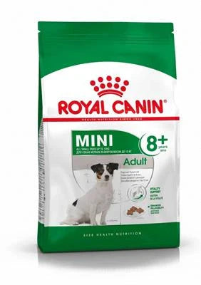 cibo secco per cani MINI ADULT +8 DOG ROYAL CANIN KG 8