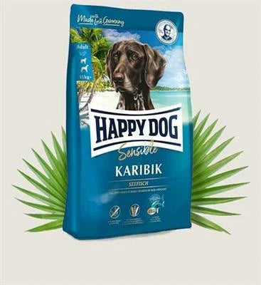 cibo secco per cani HAPPYDOG KARIBIK PESCE PELAGICO/PATATE KG 11