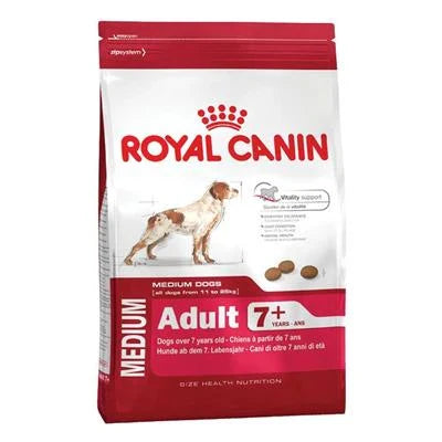 cibo secco per cani MEDIUM ADULT 7+ DOG ROYAL CANIN KG 4