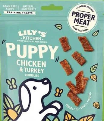 snack per cani LILY'S DOG SNACK PUPPY POLLO/TACCHINO GR 70
