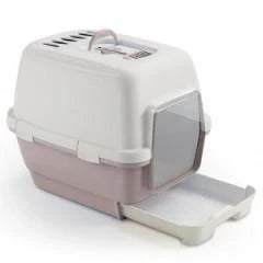 Igiene Per Gatto ZOL TOILETTE CATHY CLEVER&SMART GRIGIO