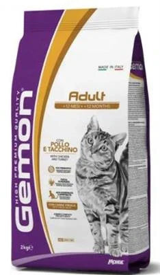 cibo secco per gatti GEMON CAT COMPLETE POLLO/TACCHINO KG 2