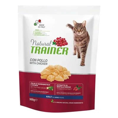 cibo secco per gatti TRAINER NATURAL CAT POLLO GR 300