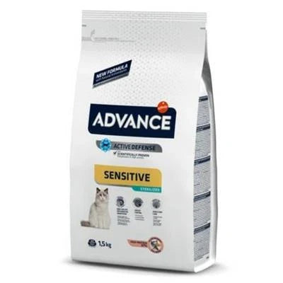 cibo secco per gatti ADVANCE CAT SENSITIVE STERILIZED SALMONE KG 1,5