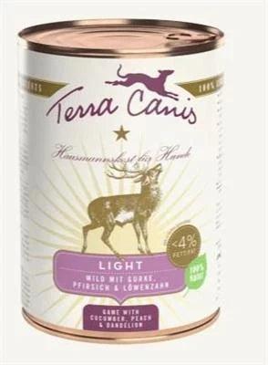 Cibo dietetico per cani TERRA CANIS LIGHT GR 400 SELVAGGINA