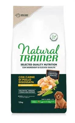 cibo secco per cani TRAINER NATURAL SELECTED QUALITY PUPPY MINI POLLO KG 1,5