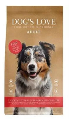 cibo secco per cani DOG'S LOVE MANZO KG 2