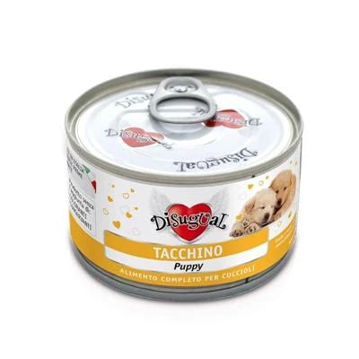 Cibo umido per cani DISUGUAL DOG PUPPY TACCHINO GR 150
