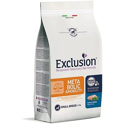 Cibo dietetico per cani EXCLUSION DOG MINI METABOLIC/MOBILITYKG 2