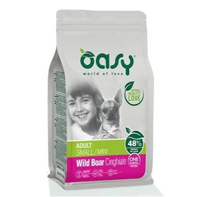cibo secco per cani OASY DOG SMALL/MINI CINGHIALE KG 2,5