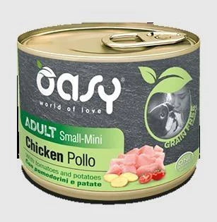 Cibo umido per cani OASY DOG GRAIN FREE MINI GR 200 POLLO