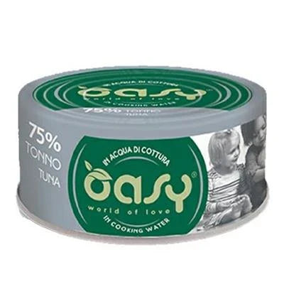 cibo umido per gatti OASY MORE LOVE TONNO GR 70