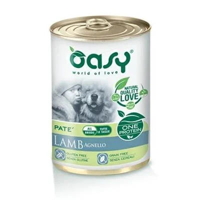 Cibo umido per cani OASY DOG AGNELLO GR 400
