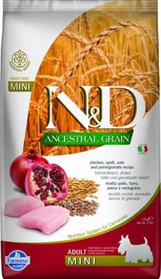 cibo secco per cani ND DOG ANCESTRAL MINI POLLO/MELOGRANO KG 2,5