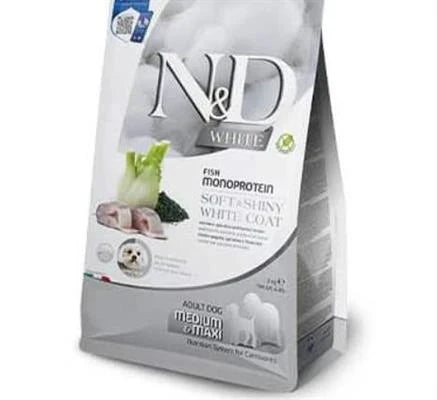cibo secco per cani ND DOG WHITE MEDIUM/MAXI SPIGOLA KG 7