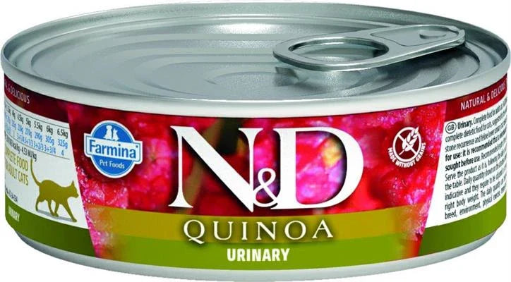 Cibo umido per gatti ND UM CAT QUINOA URINARY GR 80
