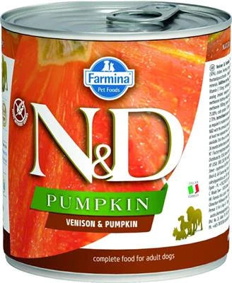 Cibo umido per cani ND UM DOG PUMPKIN CERVO GR 285