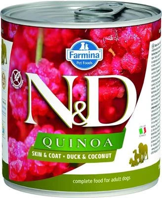 Cibo umido per cani ND UM DOG QUINOA SKIN ANATRA/COCCO GR 285