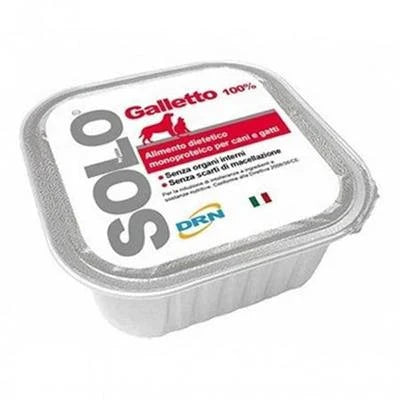 Cibo umido per cani SOLO GALLETTO 32 X GR 100