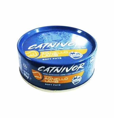Cibo umido per gatti CATNIVOR GR 80 AGNELLO