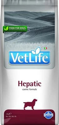 Cibo dietetico per cani VET LIFE DOG HEPATIC KG 12