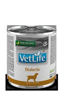 Cibo dietetico per cani VET LIFE DOG DIABETIC GR 300