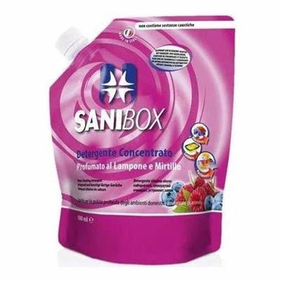 detergenti e sanificanti SANIBOX LAMPONE E MIRTILLO ML 1000