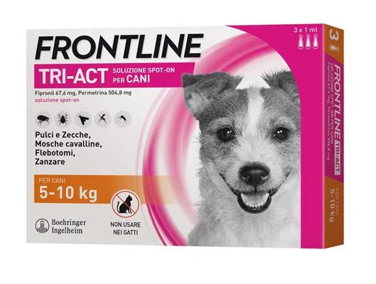Antiparassitari Per Cane FRONTLINE TRI-ACT KG 5-10