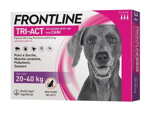 Antiparassitari Per Cane FRONTLINE TRI-ACT KG 20-40