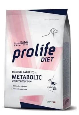 Cibo Secco Per Cani PROLIFE DOG MEDIUM/LARGE METABOLIC KG 2