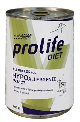 Cibo dietetico per cani PROLIFE DOG HYPOALLERGENIC INSECT GR 400