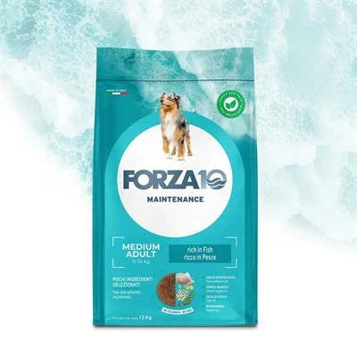 cibo secco per cani  FORZA 10 MEDIUM MANTENIMENTO PESCE KG 12 NEW