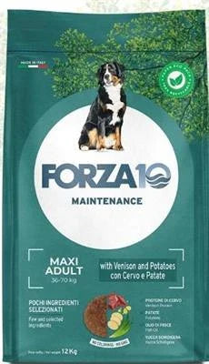 cibo secco per cani FORZA 10 MAXI MANTENIMENTO CERVO/PATATE KG 12 NEW