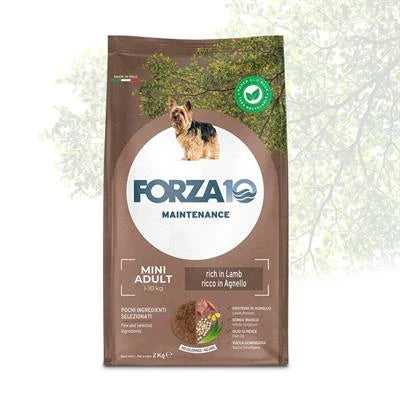 cibo secco per cani FORZA 10 MINI MANTENIMENTO AGNELLO/RISO KG 2