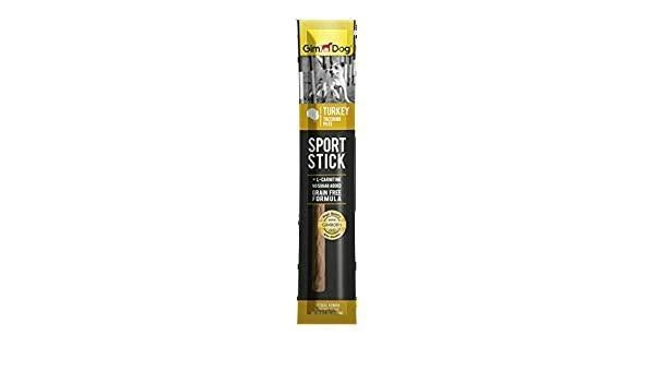 snack per cani GIM DOG SPORT STICK TACCHINO GR 12