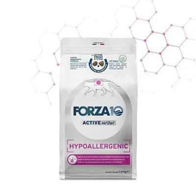 cibo secco per gatti FORZA 10 CAT HYPOALLEGENIC ACTIVE KG 1,5