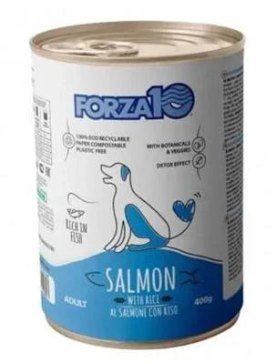 CIBO UMIDO PER CANI FORZA 10 DOG SALMONE/RISO GR 400