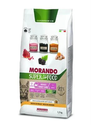 cibo secco per gatti MORANDO SUPER CAT POLLO KG 1,5