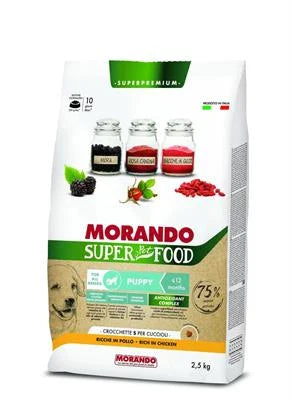 cibo secco per cani  MORANDO SUPER DOG PUPPY POLLO KG 2,5