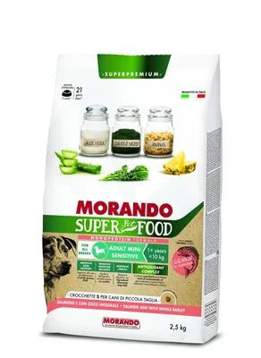 cibo secco per cani MORANDO SUPER DOG MINI SENSITIVE SALMONE/ORZO KG 2,5