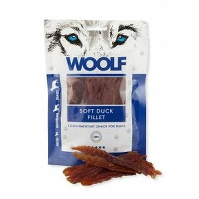 snack per cani WOOLF FILETTO ANATRA ESSICCATA GR 100