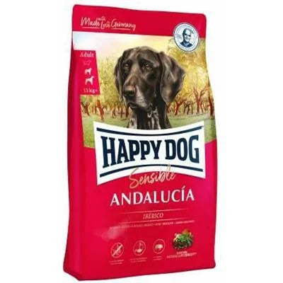 cibo secco per cani HAPPYDOG ANDALUCIA MAIALE/RISO KG 11