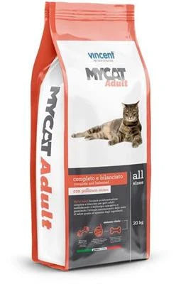 cibo secco per gatti MYCAT POLLO KG 20