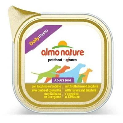 CIBO UMIDO PER CANI ALMO DAILY DOG TACCHINO/ZUCCHINE 9 X GR 300