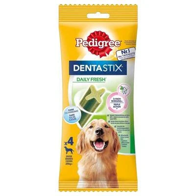 snack per cani PEDIGREE DENTASTIX FRESH LARGE PZ 4 GR 154