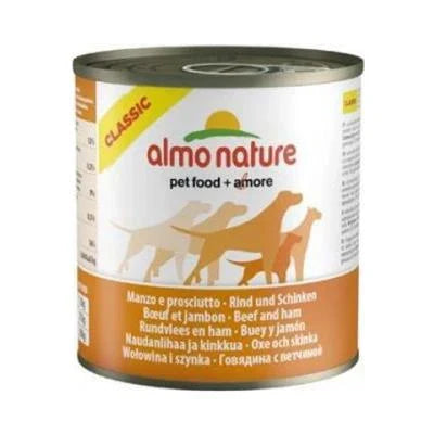 CIBO UMIDO PER CANI ALMO DOG MANZO/PROSCIUTTO GR 290