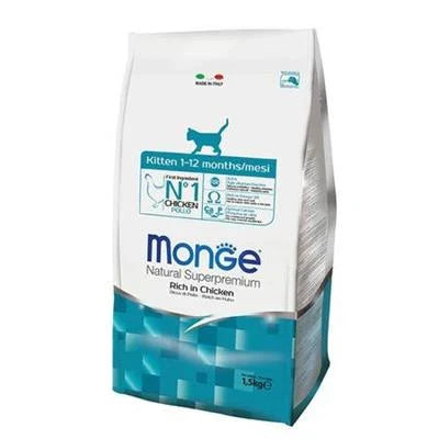 cibo secco per gatti MONGE CAT KITTEN KG 1,5