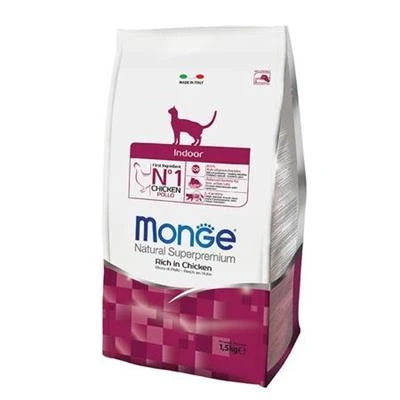 cibo secco per gatti MONGE CAT INDOOR KG 1,5
