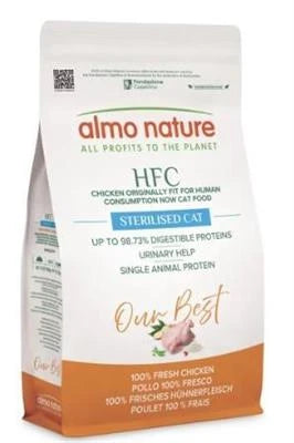 cibo secco per gatti ALMO HFC CAT OUR BEST STERILIZZATO POLLO KG 1,2